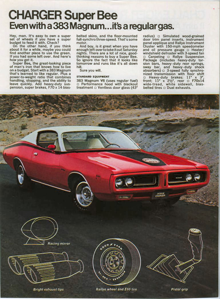 1971 Dodge Scat-Pack Brochure Page 1